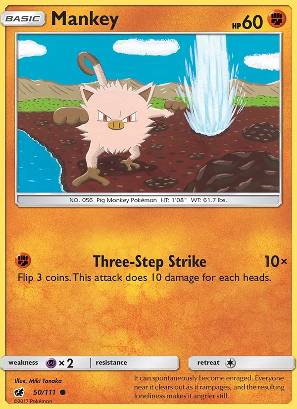 Mankey, Crimson Invasion 050/111