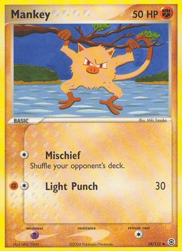 Mankey, FireRed & LeafGreen 038/112