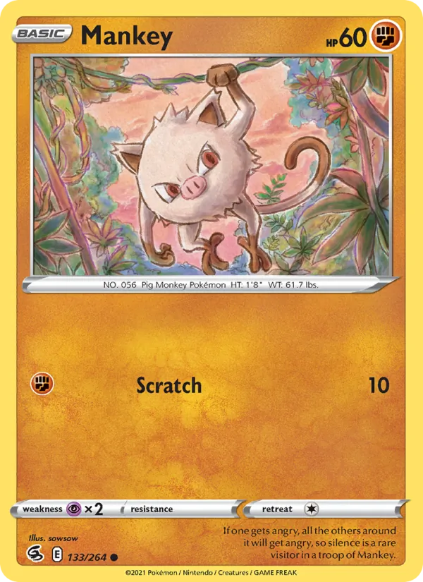 Mankey, Fusion Strike 133/264