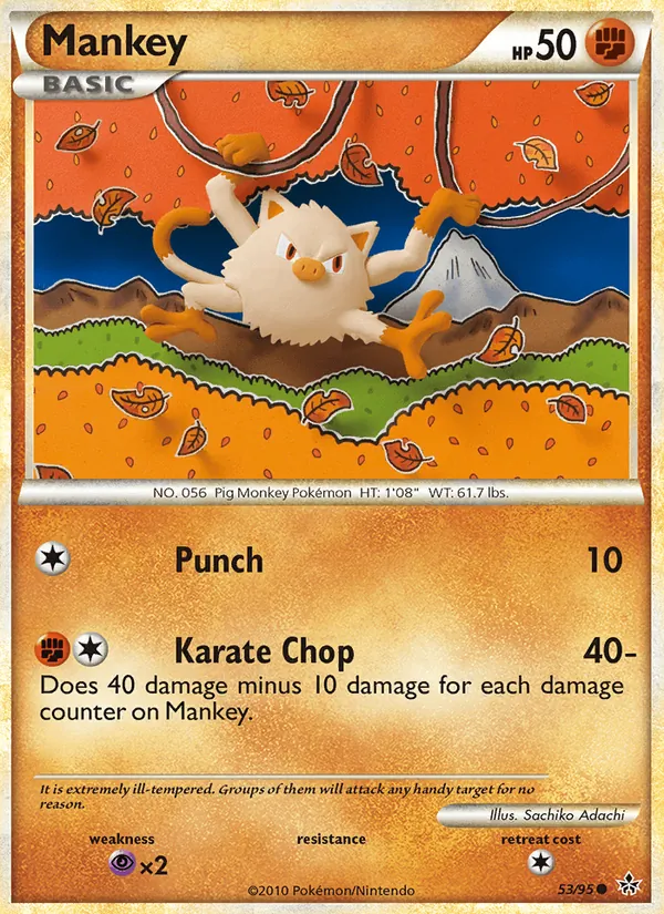Mankey, Unleashed 053/095