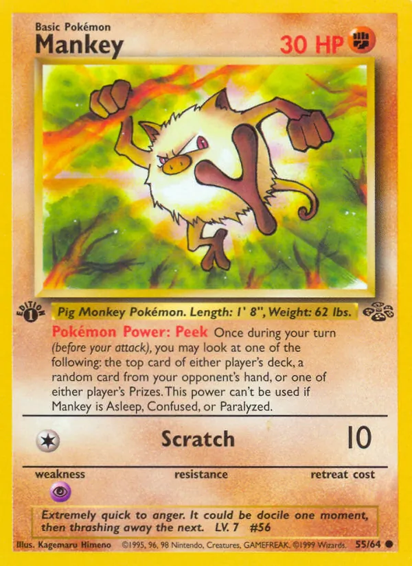 Mankey, Jungle 055/064