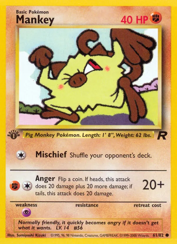 Mankey, Team Rocket 061/082