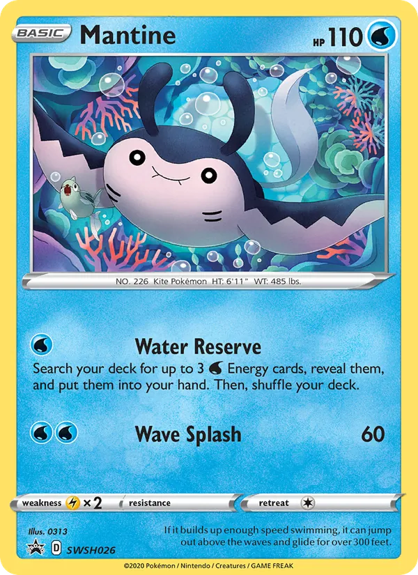 Mantine, SWSH Black Star Promos SWSH026/307