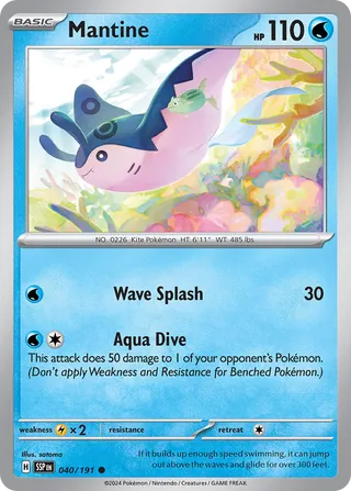 Mantine, Surging Sparks 040/191