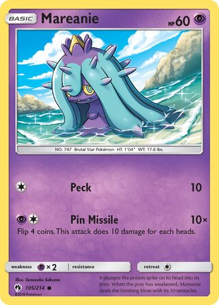 Mareanie, Battle Academy 2020 (Mewtwo) 105/214