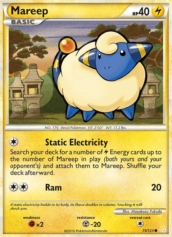 Mareep, HeartGold & SoulSilver 073/123