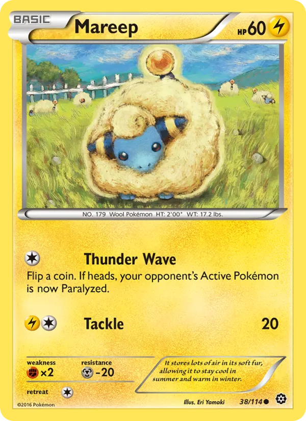 Mareep, Steam Siege 038/114