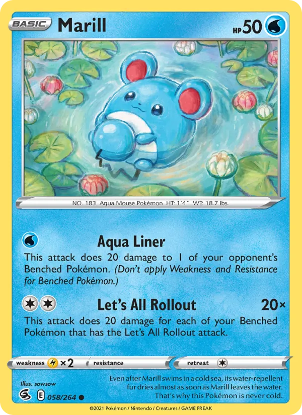 Marill, Fusion Strike 058/264