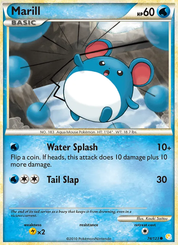 Marill, HeartGold & SoulSilver 074/123