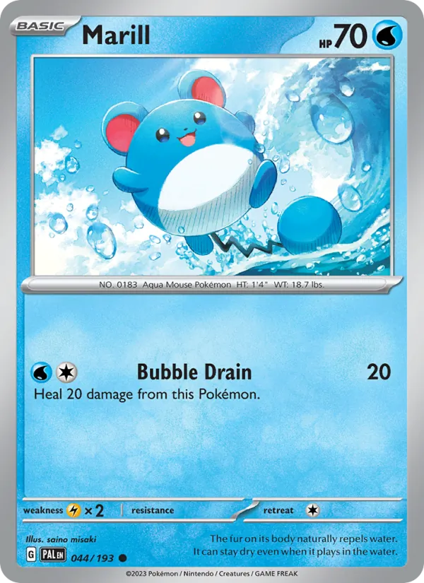 Marill, Paldea Evolved 044/193