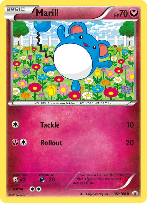 Marill, Primal Clash 102/160