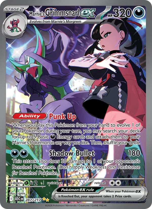 Marnie's Grimmsnarl EX, Ascended Heroes 287/217
