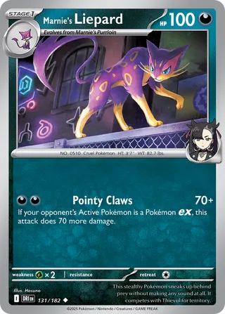 Marnie's Liepard, Destined Rivals 131/182