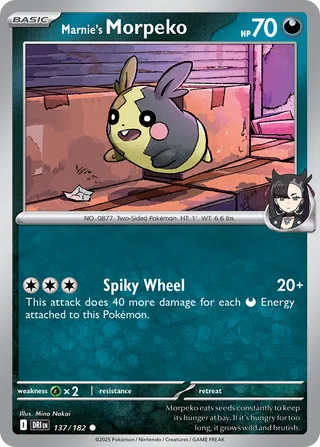 Marnie's Morpeko, Destined Rivals 137/182