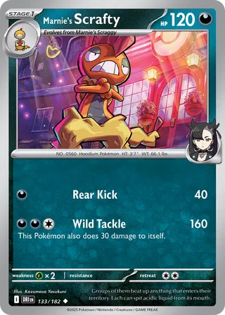 Marnie's Scrafty, Destined Rivals 133/182