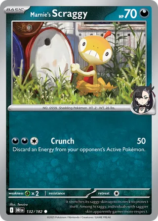 Marnie's Scraggy, Destined Rivals 132/182