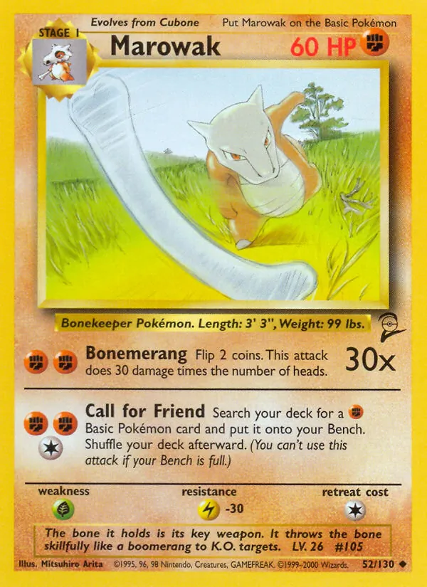 Marowak, Base Set 2 052/130