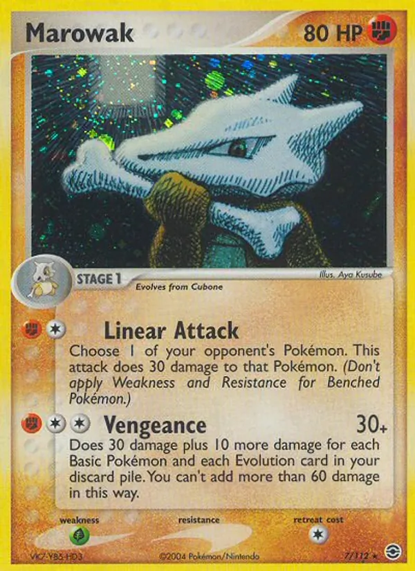 Marowak, FireRed & LeafGreen 007/112