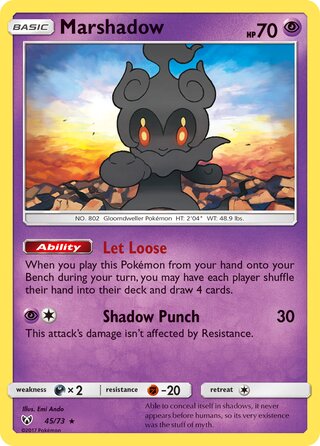 Marshadow, Shining Legends 045/073