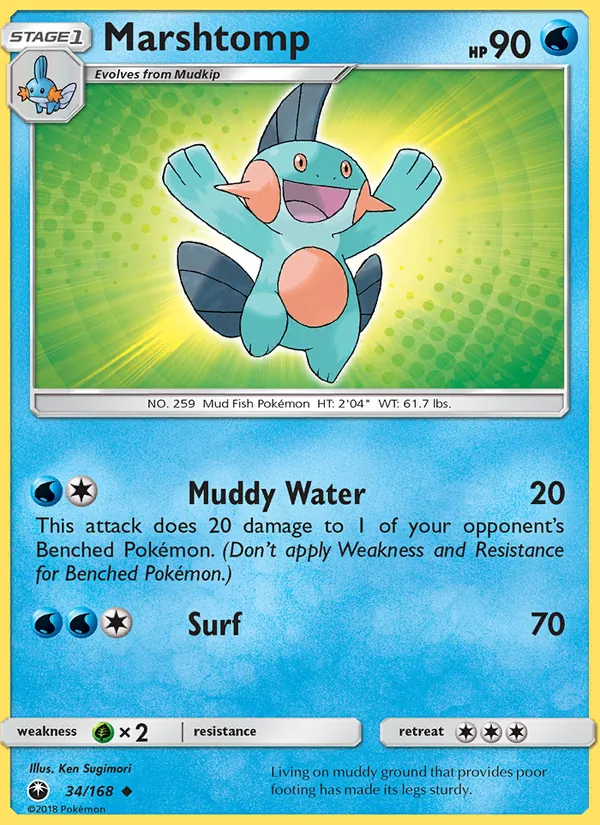 Marshtomp, Celestial Storm 034/168