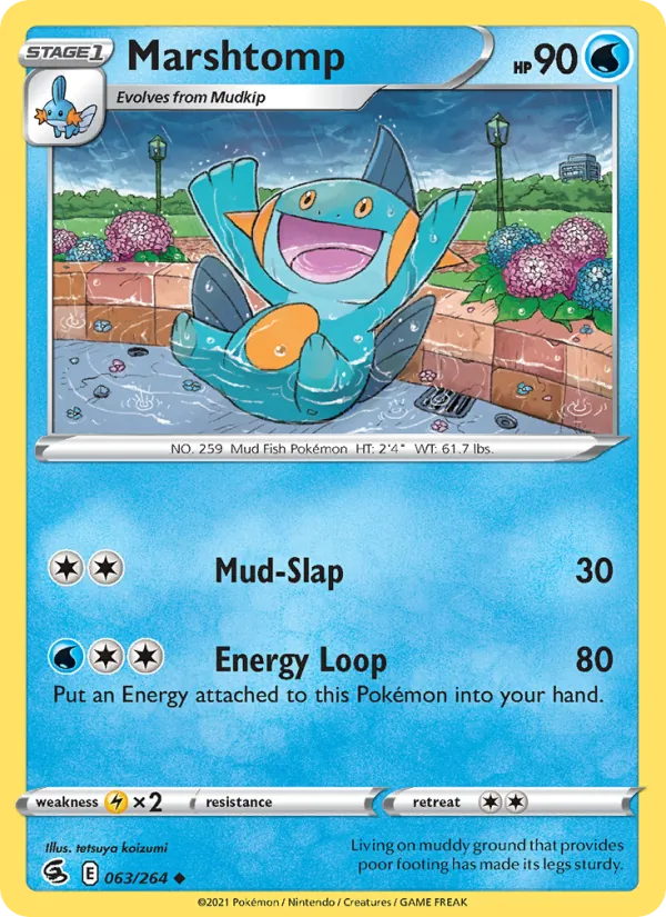 Marshtomp, Fusion Strike 063/264