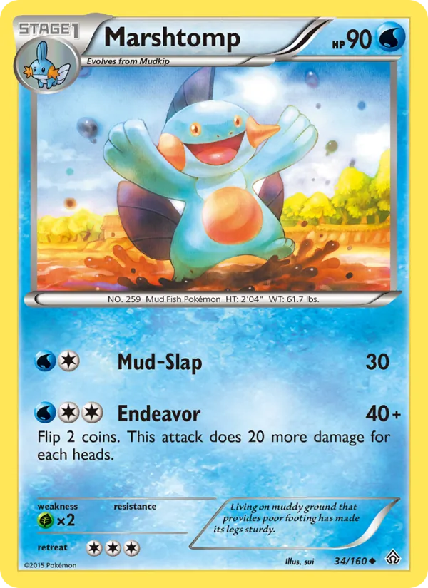 Marshtomp, Primal Clash 034/160