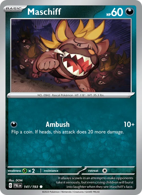 Maschiff, Paldea Evolved 141/193