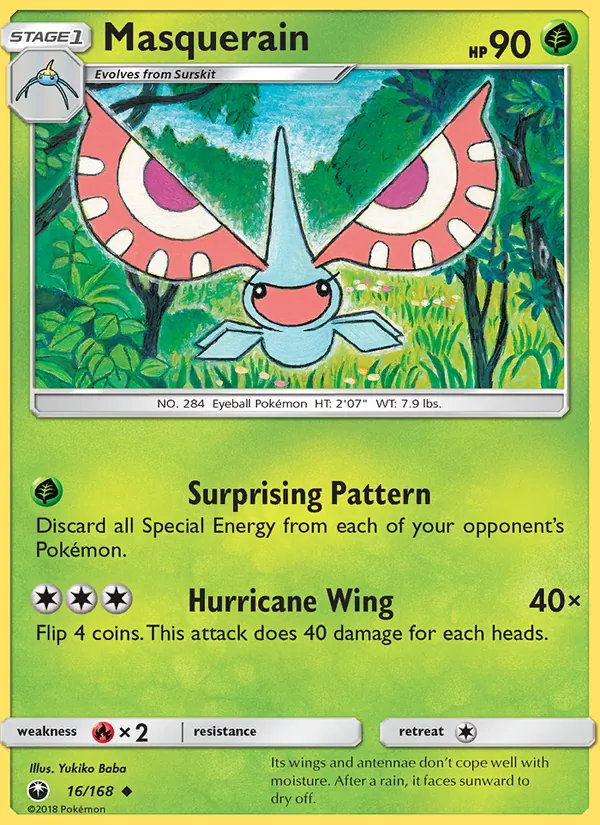 Masquerain, Celestial Storm 016/168