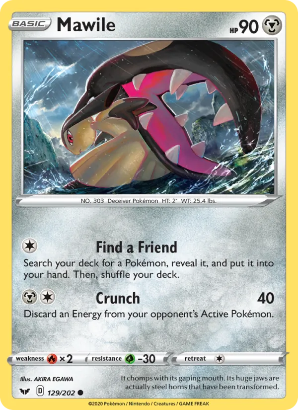 Mawile, Sword & Shield 129/202