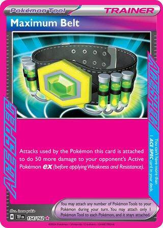 Maximum Belt, Play! Pokémon Prize Pack Series Five 154/162