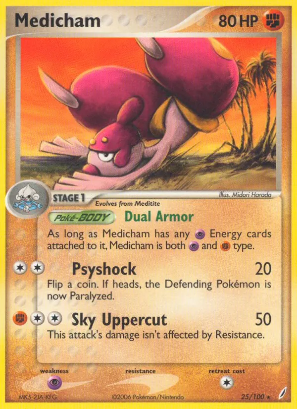 Medicham, Crystal Guardians 025/100