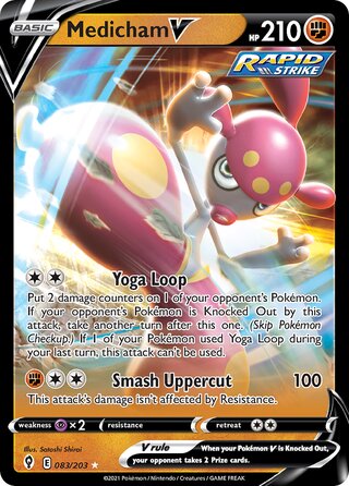 Medicham V, WC Deck 2022 (Cheryl Again) 083/203