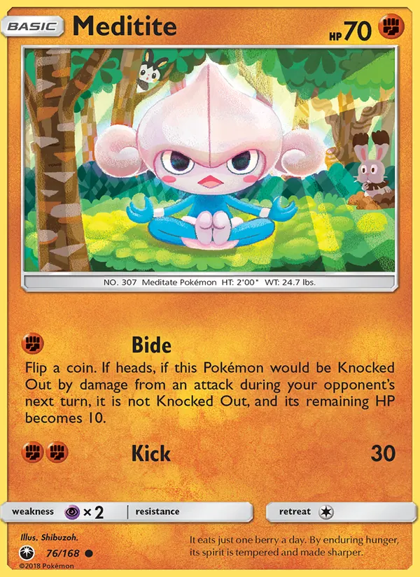 Meditite, Celestial Storm 076/168