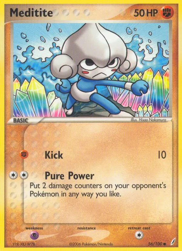 Meditite, Crystal Guardians 056/100