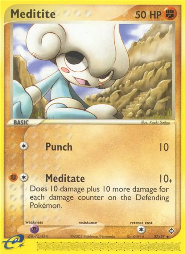 Meditite, Dragon 037/097