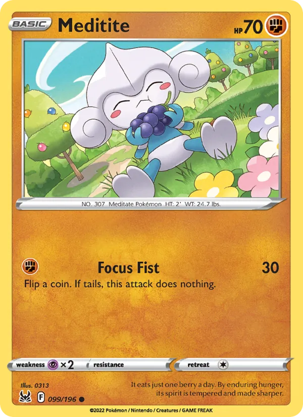 Meditite, Lost Origin 099/196
