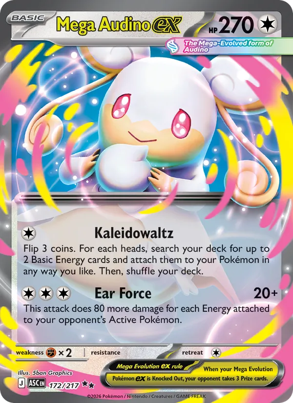 Mega Audino EX, Ascended Heroes 172/217