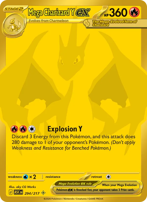 Mega Charizard Y EX, Ascended Heroes 294/217