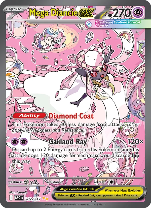 Mega Diancie EX, Ascended Heroes 282/217