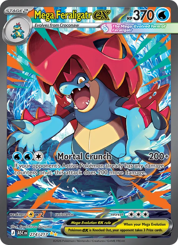 Mega Feraligatr EX, Ascended Heroes 274/217