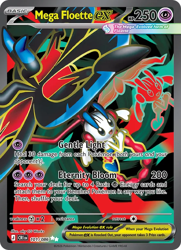 Mega Floette EX, Chaos Rising 101/086