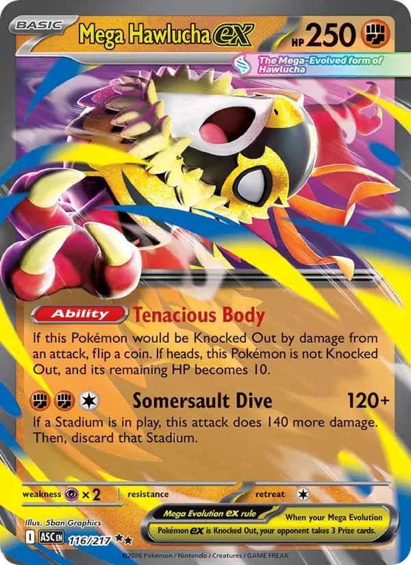Mega Hawlucha EX, Ascended Heroes 116/217