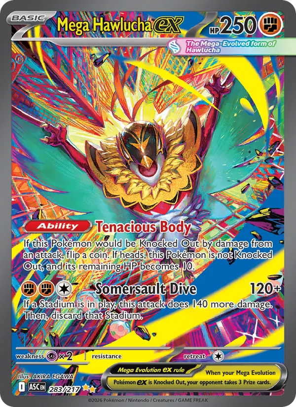 Mega Hawlucha EX, Ascended Heroes 283/217