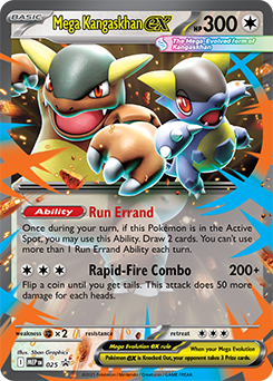 Mega Kangaskhan EX, MEP Black Star Promos 025