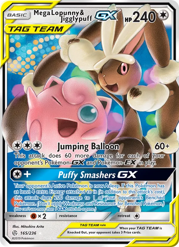 Mega Lopunny & Jigglypuff GX, Cosmic Eclipse 165/236
