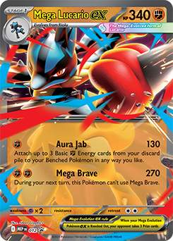 Mega Lucario EX, MEP Black Star Promos 012