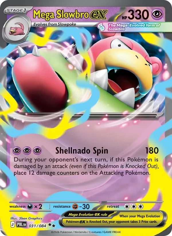 Mega Slowbro EX, Pitch Black 031/084