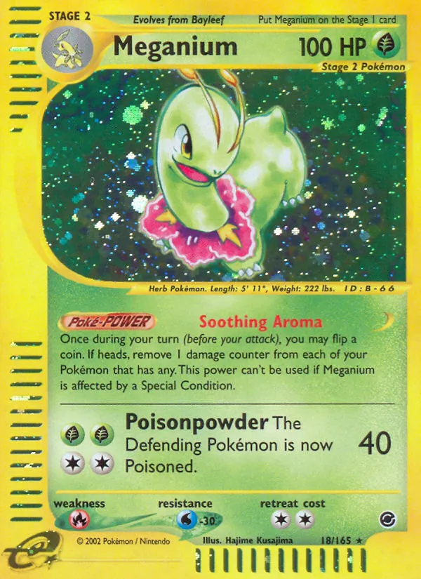 Meganium, Expedition Base Set 018/165