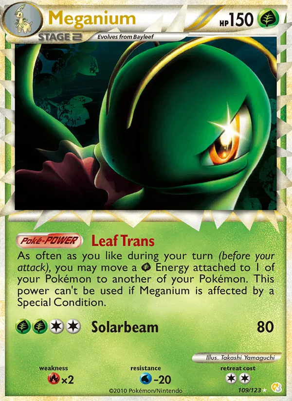 Meganium, HeartGold & SoulSilver 109/123
