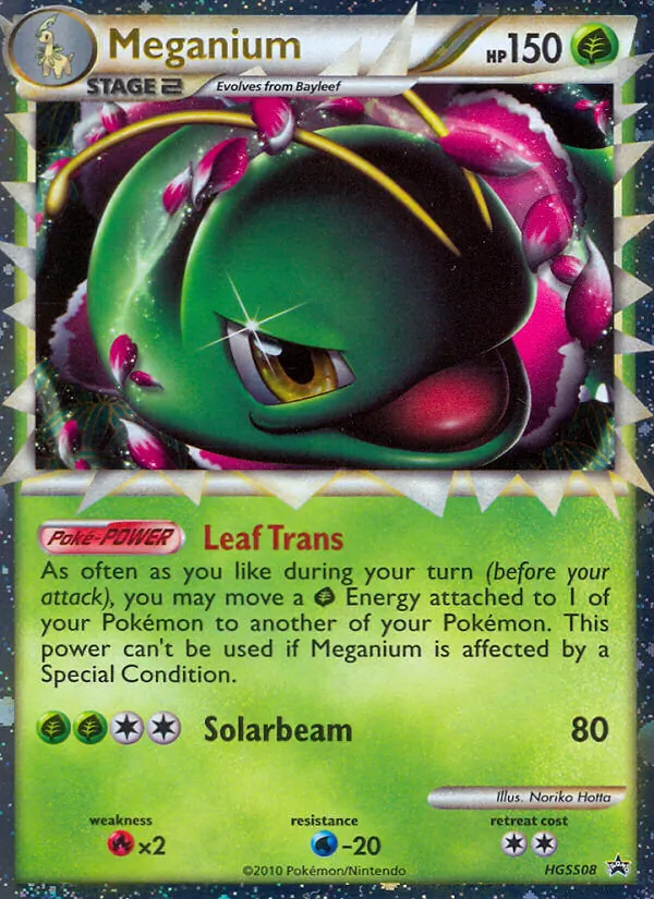 Meganium, HeartGold & SoulSilver Promos HGSS08